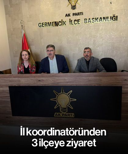 İl koordinatöründen 3 ilçeye ziyaret