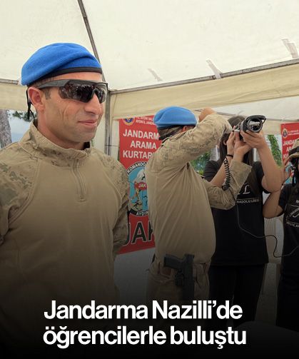 Jandarma Nazilli’de öğrencilerle buluştu