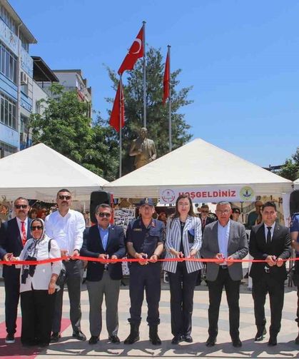 Köşklü kursiyerler el emeği ürünlerini sergiledi