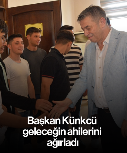 Başkan Künkcü geleceğin ahilerini ağırladı