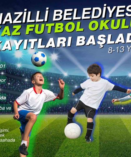 Nazilli Belediyesi Yaz Futbol Okulu kayıtları başladı