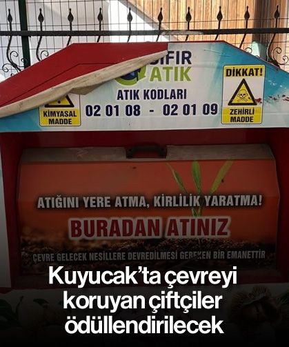 Kuyucak’ta çevreyi koruyan çiftçiler ödüllendirilecek