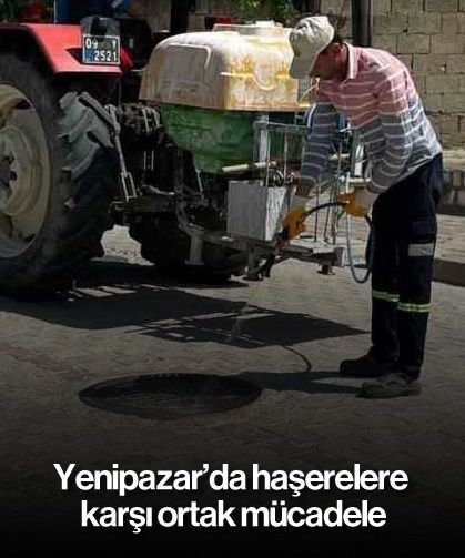 Yenipazar’da haşerelere karşı ortak mücadele