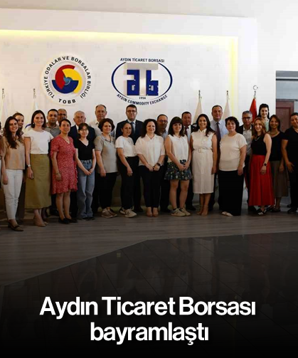 Aydın Ticaret Borsası bayramlaştı