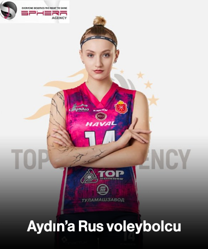 Aydın'a Rus voleybolcu