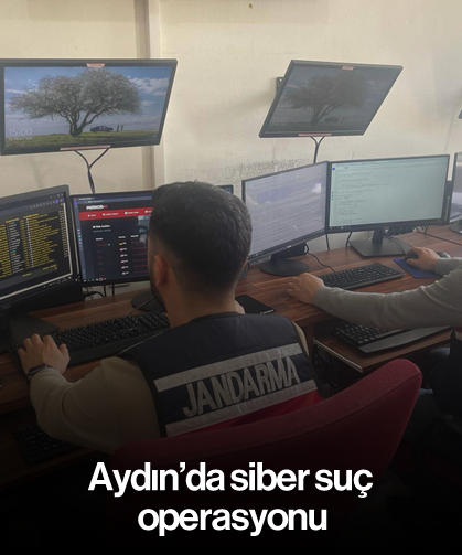 Aydın’da siber suç operasyonu