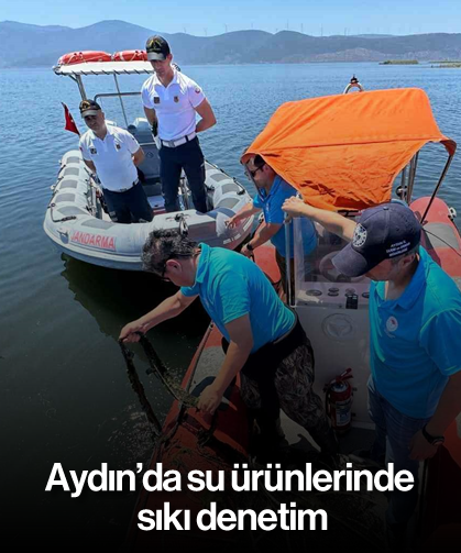 Aydın'da su ürünlerinde sıkı denetim