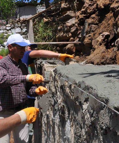Bozdoğan Belediyesi, Kazandere’ye kalıcı çözüm sundu