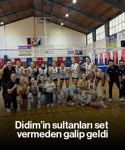 Didim’in sultanları set vermeden galip geldi