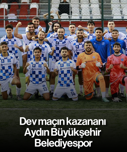Dev maçın kazananı Aydın Büyükşehir Belediyespor