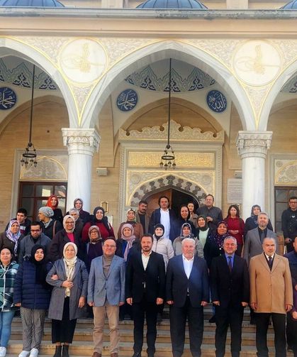 Cami, engelli buluşması gönülleri birleştirdi