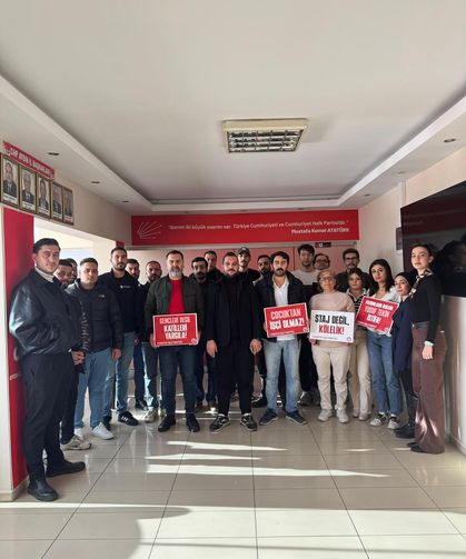 Aydın'da CHP'li gençlerden MESEM tepkisi "Bu düzeni kabul etmemiz mümkün değil"