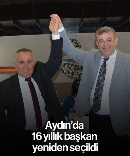 Aydın’da 16 yıllık başkan yeniden seçildi