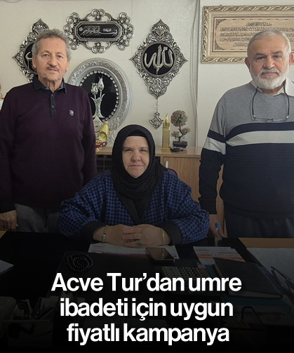 Acve Tur’dan umre ibadeti için uygun fiyatlı kampanya