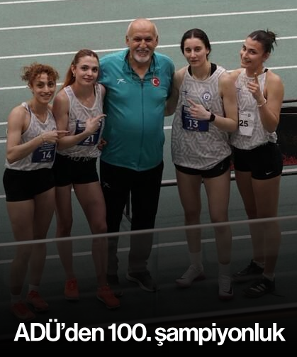 ADÜ’den 100. şampiyonluk