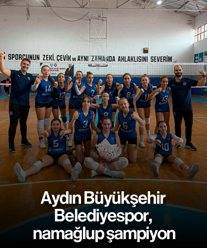 Aydın Büyükşehir Belediyespor, namağlup şampiyon