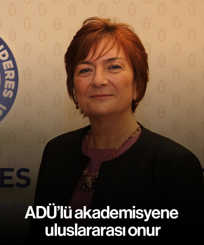 ADÜ'lü akademisyene uluslararası onur