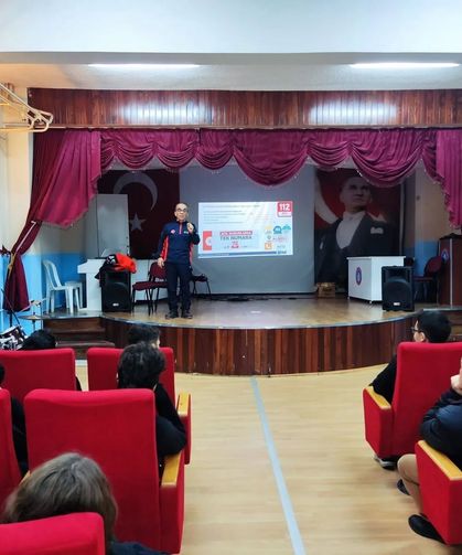AFAD ekipleri Nazilli’de öğrencileri afetlere karşı bilinçlendirdi