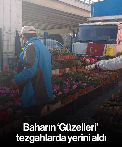 Baharın 'Güzelleri' tezgahlarda yerini aldı