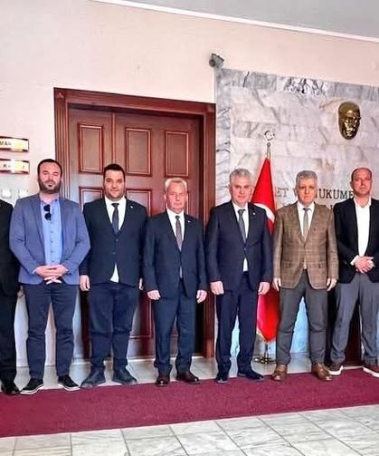 Başkan Turan'dan Kaymakam Keklik'e ziyaret