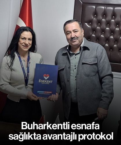 Buharkentli esnafa sağlıkta avantajlı protokol