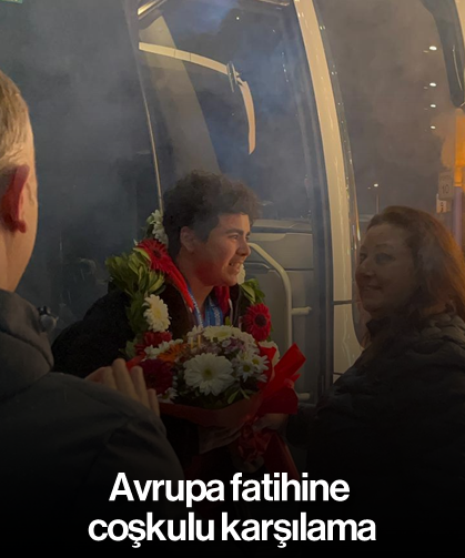 Avrupa fatihine coşkulu karşılama