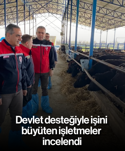 Devlet desteğiyle işini büyüten işletmeler incelendi