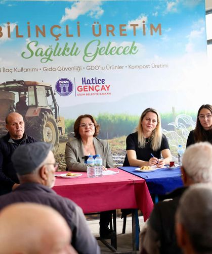 Didim'de "bilinçli üretim, sağlıklı gelecek" eğitimleri başladı