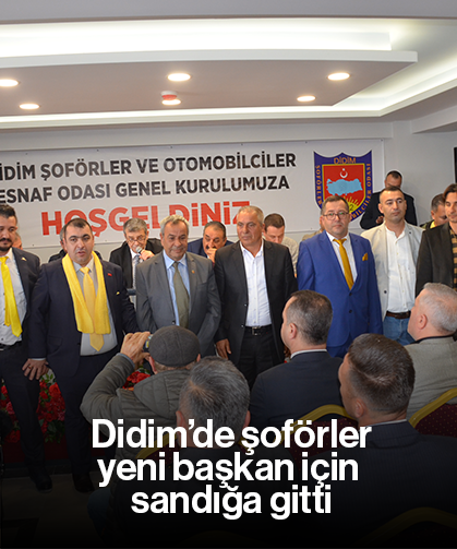 Didim’de şoförler yeni başkan için sandığa gitti