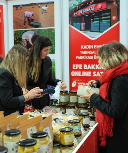 Efeler’in ürünleri tarım fuarında yerini aldı