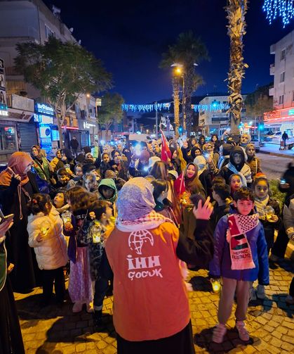 İHH Didim, Ramazan’ı yürüyüşle karşıladı