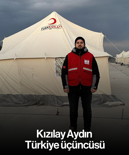 Kızılay Aydın Türkiye üçüncüsü