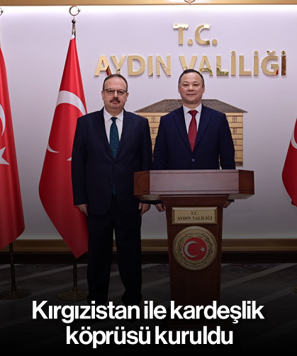 Kırgızistan ile kardeşlik köprüsü kuruldu