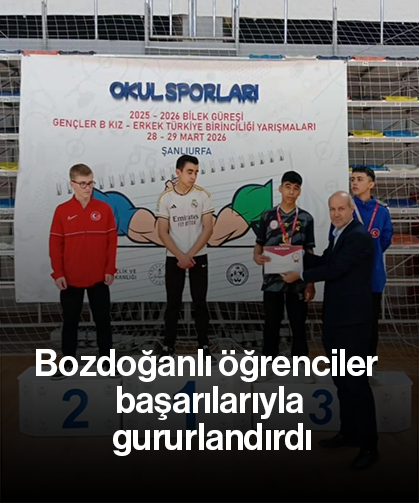 Bozdoğanlı öğrenciler başarılarıyla gururlandırdı
