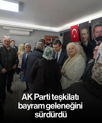 AK Parti teşkilatı bayram geleneğini sürdürdü