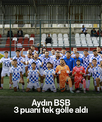 Aydın BŞB, 3 puanı tek golle aldı