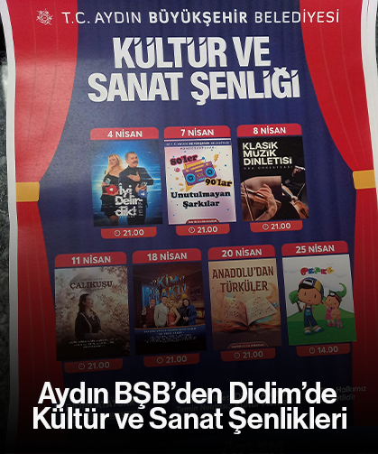Aydın BŞB’den Didim’de Kültür ve Sanat Şenlikleri