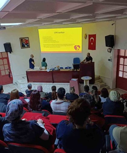 Aydın Devlet Hastanesi’nde personele acil durum ve afet eğitimi verildi