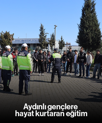 Aydınlı gençlere hayat kurtaran eğitim