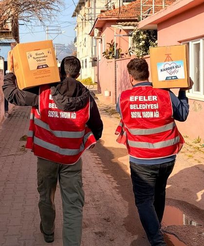 Başkan Yetişkin’in projesi umut oldu: 2 bin adet gıda kolisi dağıtıldı