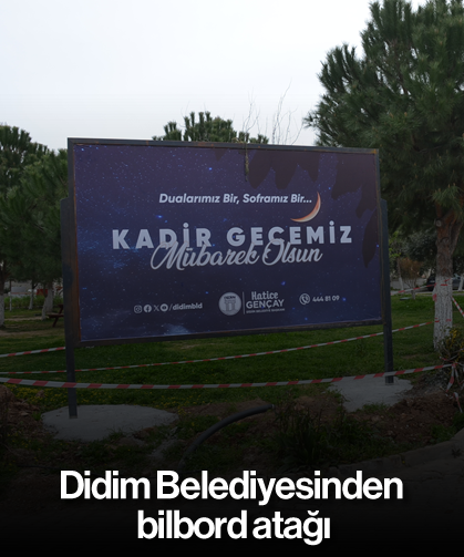 Didim Belediyesinden bilbord atağı