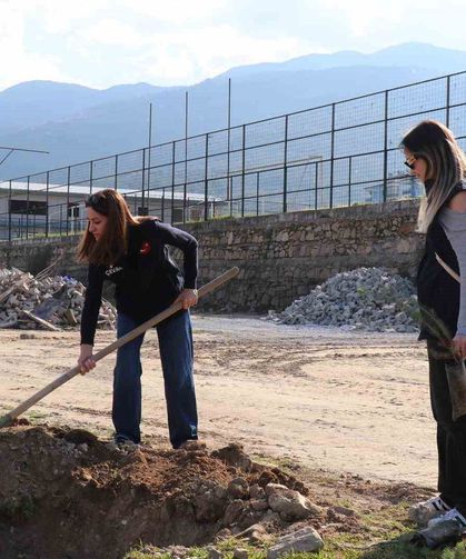 Bozdoğan’da fidan dikimi