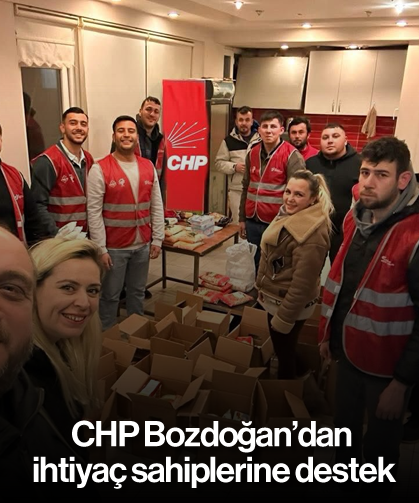CHP Bozdoğan’dan ihtiyaç sahiplerine destek