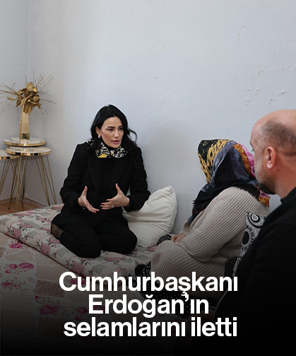 Cumhurbaşkanı Erdoğan’ın selamlarını iletti