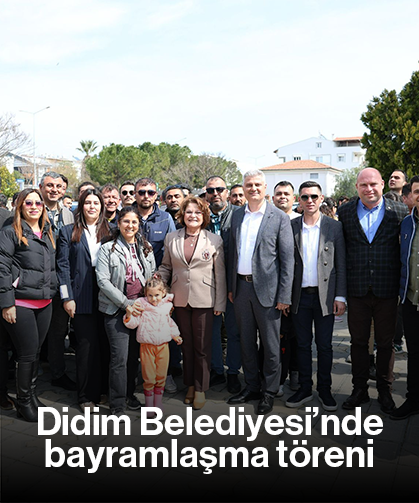 Didim Belediyesi’nde bayramlaşma töreni