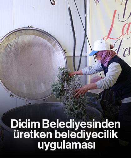 Didim Belediyesinden üretken belediyecilik uygulaması
