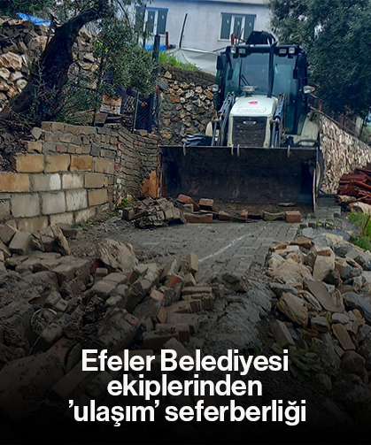 Efeler Belediyesi ekiplerinden ’ulaşım’ seferberliği