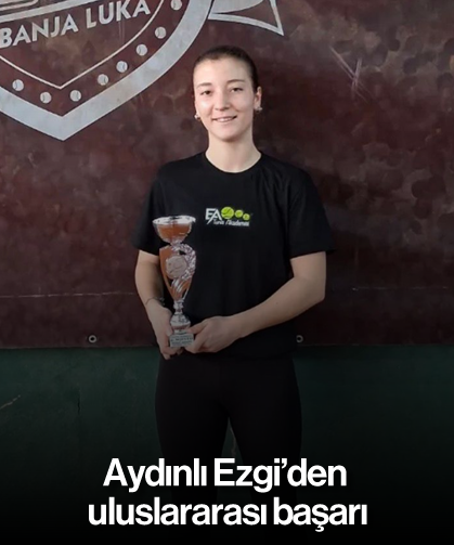 Aydınlı Ezgi’den uluslararası başarı