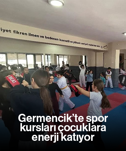Germencik’te spor kursları çocuklara enerji katıyor