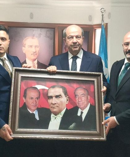 KKTC’nın eski Cumhurbaşkanı Tatar’dan Didim Ülkü Ocaklarına ziyaret